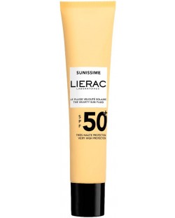 Lierac Sunissime Кадифен слънцезащитен флуид за лице, SPF50, 40 ml