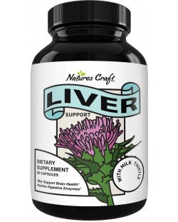 Liver Support, 90 капсули, Nature's Craft