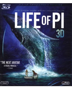 Животът на Пи 3D - Специално издание в 2 диска (Blu-Ray)
