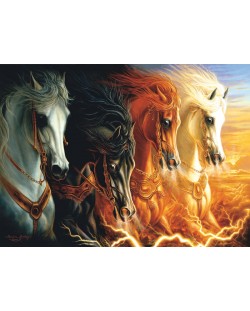 Пъзел SunsOut от 1500 части - Четирите коня на апокалипсиса, Линдсбърг-Осорио