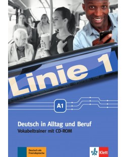 Linie 1 Vokabeltainer: Немски език - ниво A1 (тетрадка-речник)
