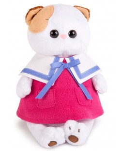 Плюшена играчка Budi Basa - Коте Ли-Ли, с морска рокличка, 24 cm