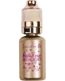 Lovely Хайлайтър капки Make Me Highlight, N02 Gold, 17 ml