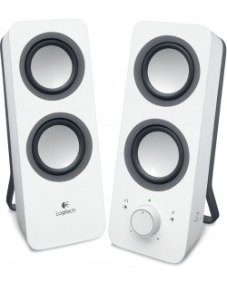 Аудио система Logitech Z200 - 2.0, бяла