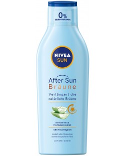 Nivea Sun Лосион за след слънце Protect & Bronze, 200 ml