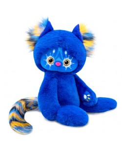 Плюшена играчка Budi Basa Lori Colori - Тоши, в син цвят, 30 cm
