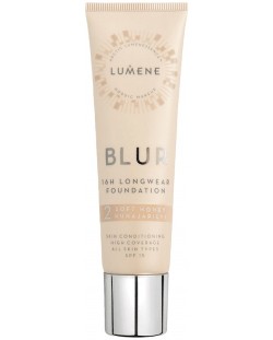 Lumene Blur Фон дьо тен, SPF15, 2 Soft Honey, 30 ml