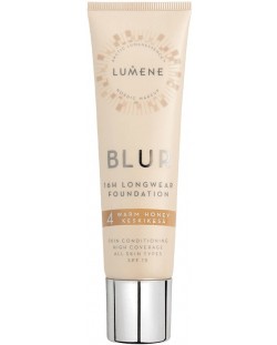 Lumene Blur Фон дьо тен, SPF15, 4 Warm Honey, 30 ml