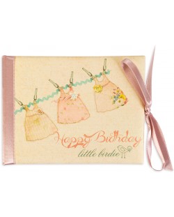 Луксозна картичка за рожден ден - Little birdie
