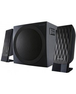 Аудио система Microlab - M-300BT, 2.1, черна