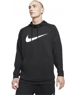 Мъжки суитшърт Nike - Dri-Fit Graphic,  черен