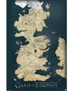 Макси плакат Pyramid - Game of Thrones (Map)