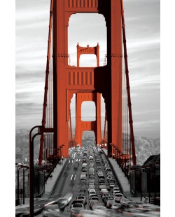Макси плакат Pyramid - Golden Gate Bridge (San Francisco)