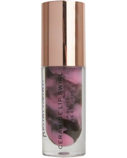 Makeup Revolution Гланц за устни Ceramide Swirl, Cherry Mauve, 4.5 ml