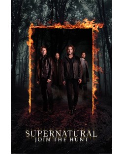 Макси плакат Pyramid - Supernatural (Burning Gate)