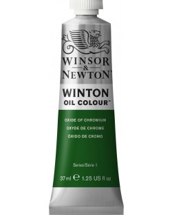 Маслена боя Winsor & Newton Winton - Хром-оксидна зелена, 37 ml