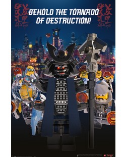 Макси плакат Pyramid - LEGOÂ® Ninjago Movie (Garmadon Destruction)
