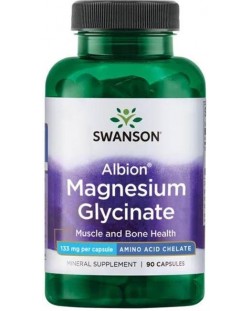 Magnesium Glycinate, 133 mg, 90 капсули, Swanson