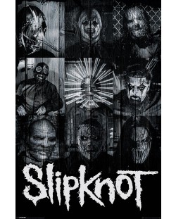 Макси плакат Pyramid - Slipknot (Masks)