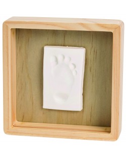 Магична дървена кутия за отпечатък Baby Art - Pure box, органична глина