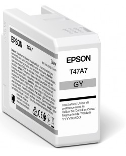 Мастилница Epson - T47A7, за Epson SC-P900, сива