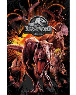 Макси плакат Pyramid - Jurassic World Fallen Kingdom (Montage)