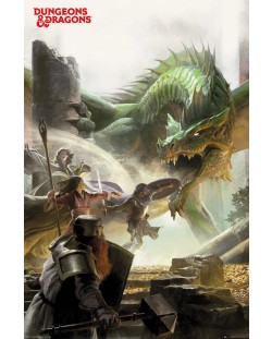 Макси плакат GB eye Games: Dungeons & Dragons - Adventure
