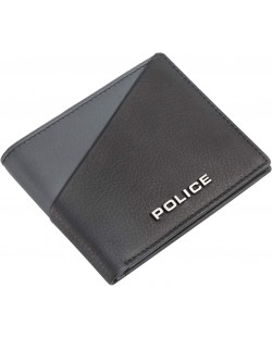 Мъжки портфейл Police - Boss, черен с тъмносиньо