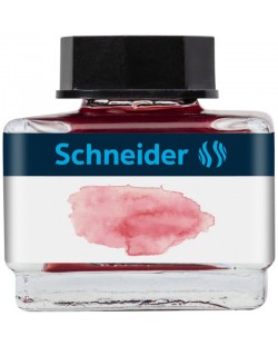 Мастило за писалка Schneider - 15 ml, руж