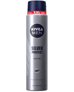 Nivea Men Спрей дезодорант Silver Protect, 250 ml