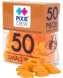 Малки силиконови пиксели Pixie Crew - Оранжеви, неон, 50 броя