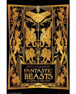 Макси плакат GB eye Movies: Fantastic Beasts 2 - Book Cover