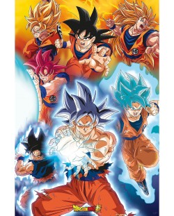 Макси плакат GB eye Animation: Dragon Ball Super - Goku's Transformations