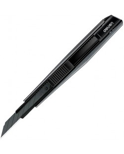 Макетен нож Deli - E2037S, 9 mm, с 30° черно острие