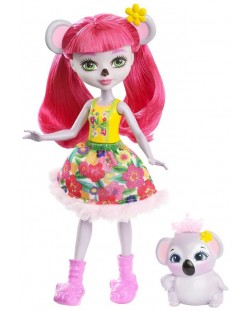 Кукличка и животинче Enchantimals от Mattel – Карина с коалата Деб