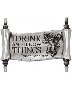 Магнит Nemesis Now Television: Game of Thrones - I Drink And I Know Things