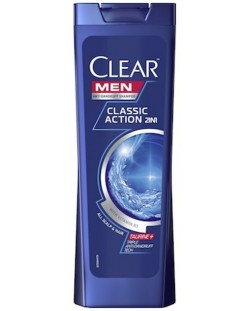 Clear Мъжки шампоан Classic 2 in 1, 400 ml