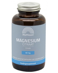 Magnesium Citrate, 180 капсули, Mattisson Healthstyle