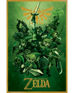Макси плакат Pyramid - The Legend Of Zelda (Link)