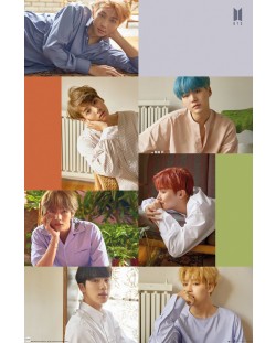 Макси плакат GB eye Music: BTS - Group Collage