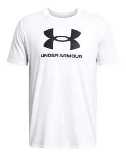 Мъжка тениска Under Armour - Sportstyle Logo Update, размер 3XL, бяла