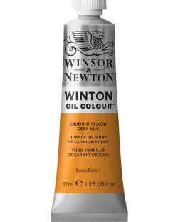 Маслена боя Winsor & Newton Winton - Кадмиева жълта тъмна, 37 ml