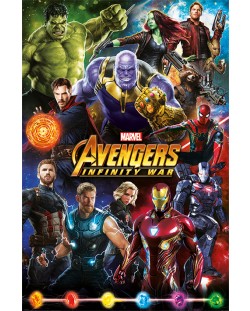 Макси плакат Pyramid - Avengers: Infinity War (Characters)