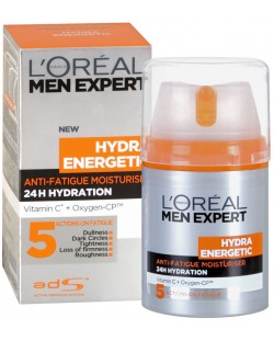 L'Oréal Men Expert Крем за лице Hydra Energetic, 50 ml