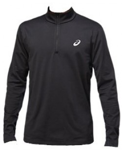Мъжка спортна блуза Asics - Core LS 1/2 Zip Winter, черна