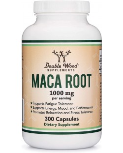 Maca Root, 300 капсули, Double Wood