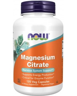 Magnesium Citrate, 120 капсули, Now