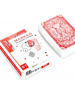 Маркирани карти за игра със знаци на гърба
