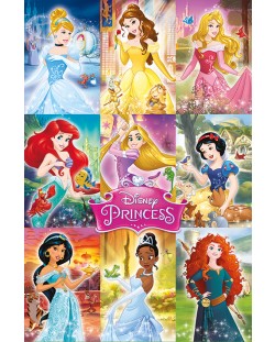 Макси плакат Pyramid - Disney Princess (Collage)