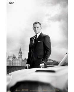 Макси плакат Pyramid - James Bond (Bond & DB5 - Skyfall)